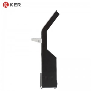 KER-T001A 17inch Information Inquiry Touch Screen Kiosk With Stainless Steel Keyboard With Tracking Pad