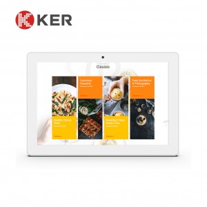 WA1042T White 10.1 Inch Menu L Type Android All In One PC Touch Screen