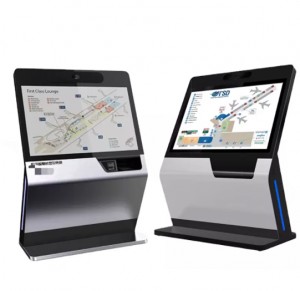 55 Inch Functional Smart Self Service Inquiry Kiosk Queue Management System Touch Payment Kiosk