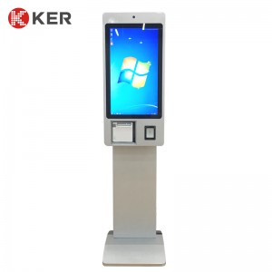 Low MOQ for China Bank Credit Card Reader Self Ordering Kiosk with Android Windows System
