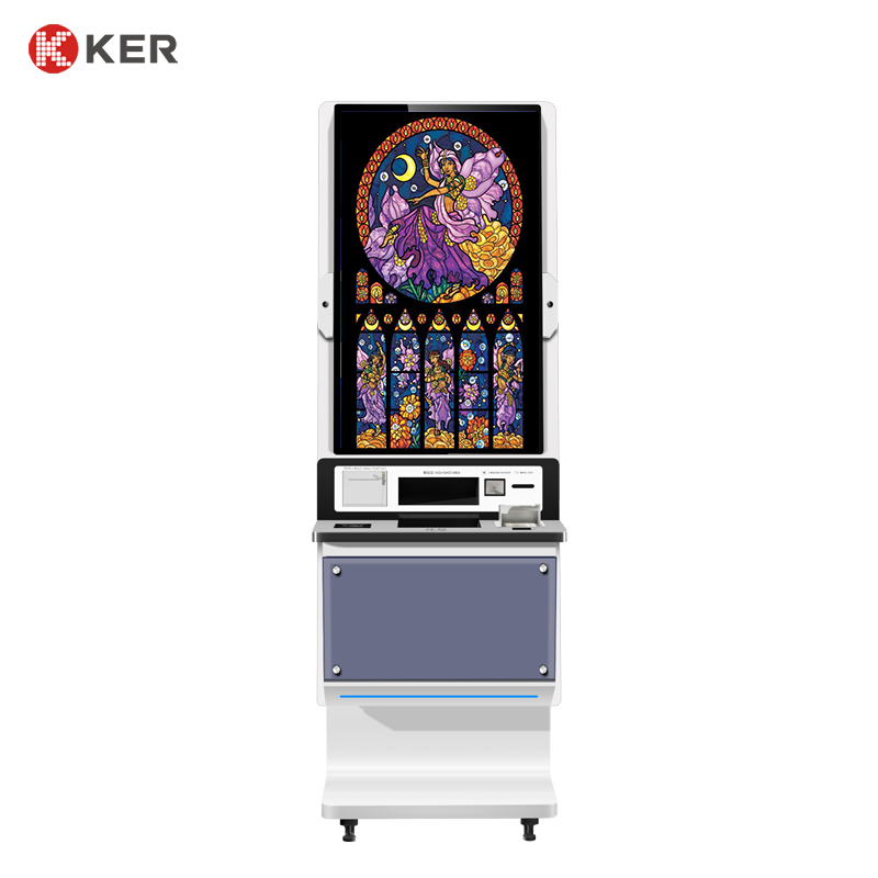Self-Service Touch Screen Industrial Lcd Screen Ticket Multifunction Self Service Report Collect Terminal Kiosk
