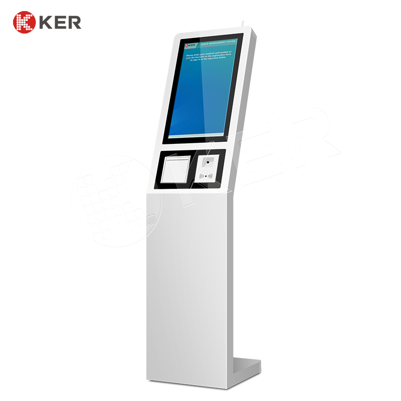 21.5 inch self payment kiosk cash and coins acceptor car wash coin self service machine automatic ticket purchase machine