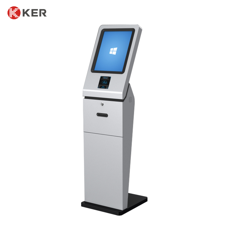 17 inches self service kiosk touch screen multifunction self service kiosk with thermal ticket printer kiosk windows 10