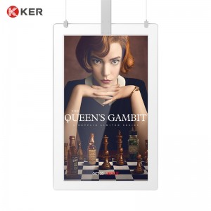 High Quality 43″ Dual Screen Powered Digital Signage Advertising Display