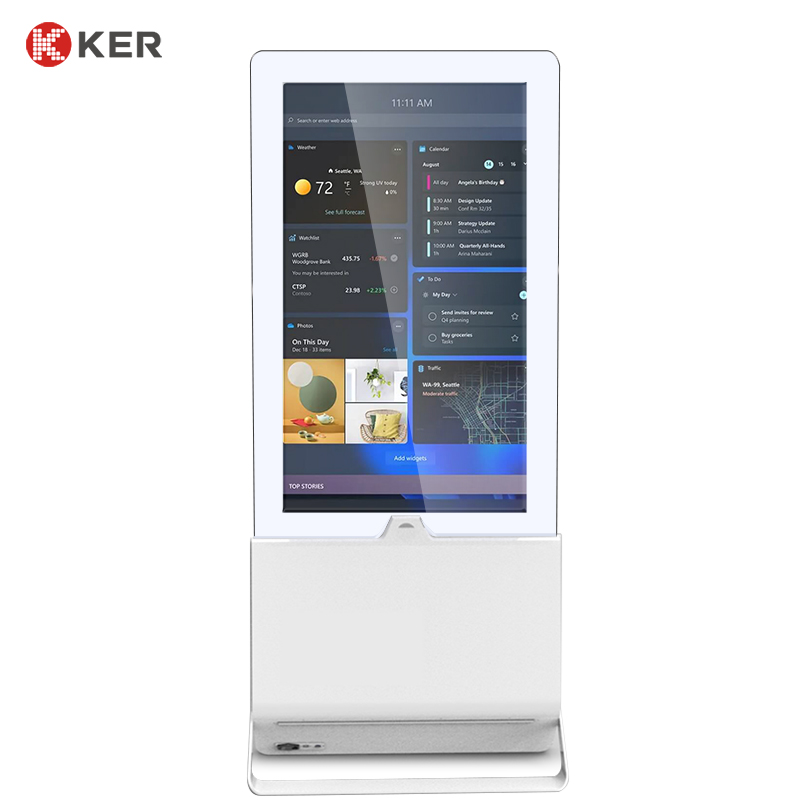 Double Side Interactive Lcd Digital Signage and Displays Totem Kiosk Display Monitor Advertising Player Double Screen