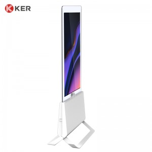 43″ 55″ Ultra Thin Slim Edge Stand Floor Digital Signage Android Narrow Advertising Player