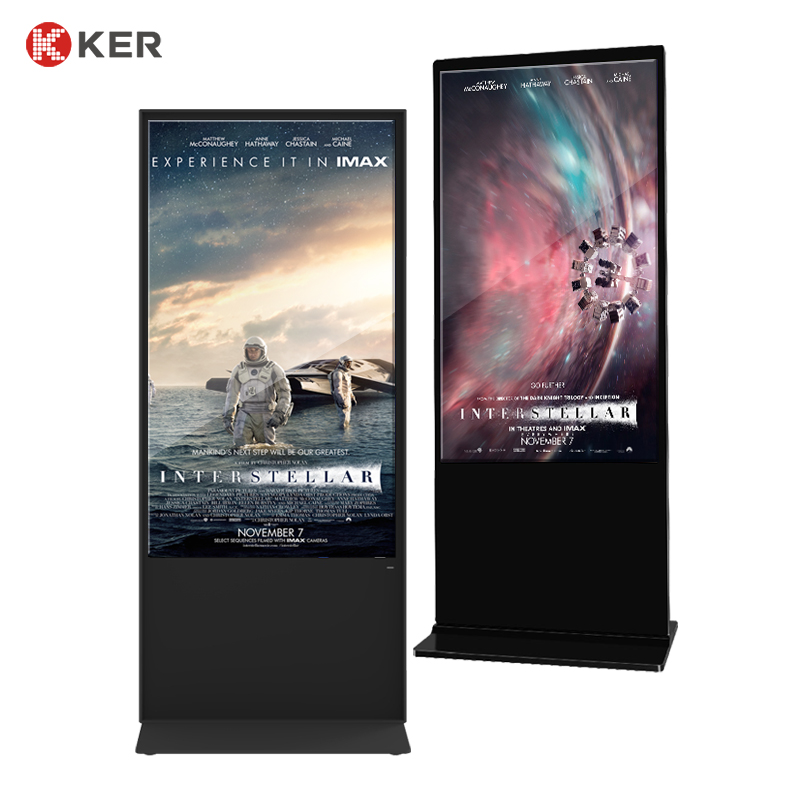 LCD Led Video Wall Stainless Steel Bracket Led Display Screen Digital Signage And Panel Poster Display Stand