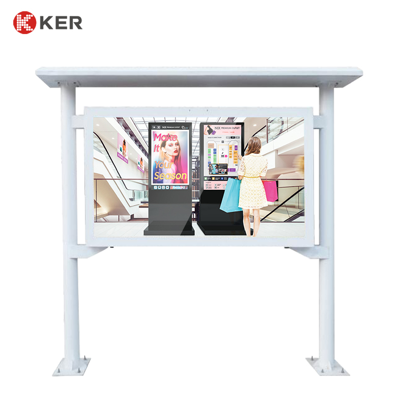 Customized Outdoor Bus Stop Outdoor Lcd Advertising Display Bus Shelter Station