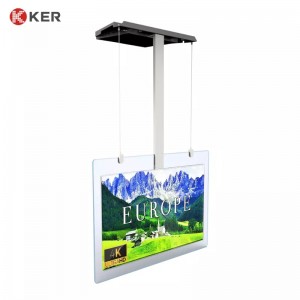 43 Inch Digital Signage Ceiling Hanging Advertising Double Side Digital Signage