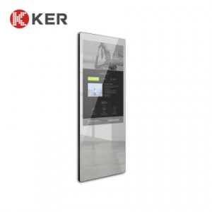 Hot New Products Smart Mirror Display Magic Mirror – 43” Touch Screen Floor Standing Fitness Mirror For Exercise  – Chujie