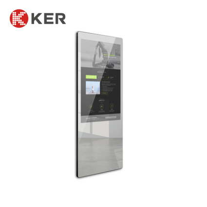 Good Quality Touch Screen Smart Mirror - 43” Touch Screen Floor Standing Fitness Mirror For Exercise  – Chujie