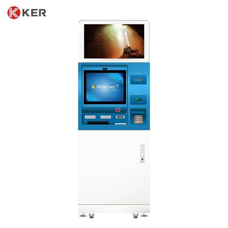 Public Service Terminal Cash Dispensing And Deposit Atm Payment Self Service Deposit Bank Terminal Kiosk