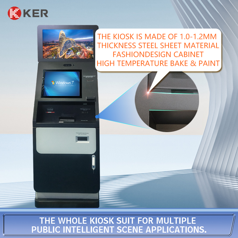 PriceList for Touch Screen Kiosk Portable - Multifunctional Self Service Financial Kiosk Online bank ATM terminal Multifunction Self Service Kiosk – Chujie
