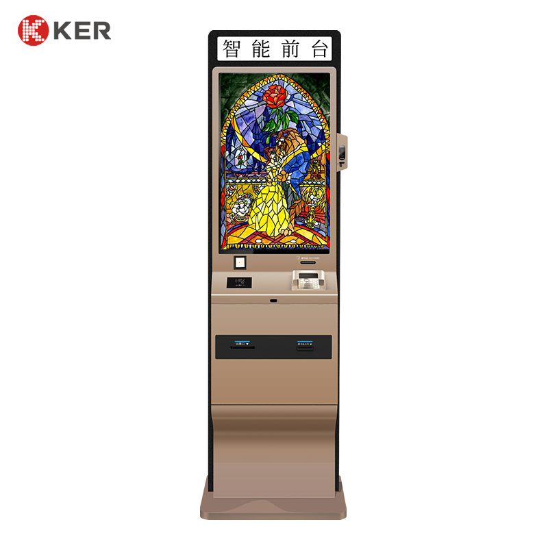 32 inches hotel self service kiosk room card dispenser at hotel hall\lobby self service kiosk multifunction self service kiosk