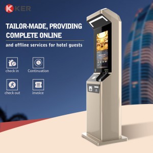 Factory Direct Sale Unionpay Card Reader Hotel Terminal Multifunction Self Service Kiosk