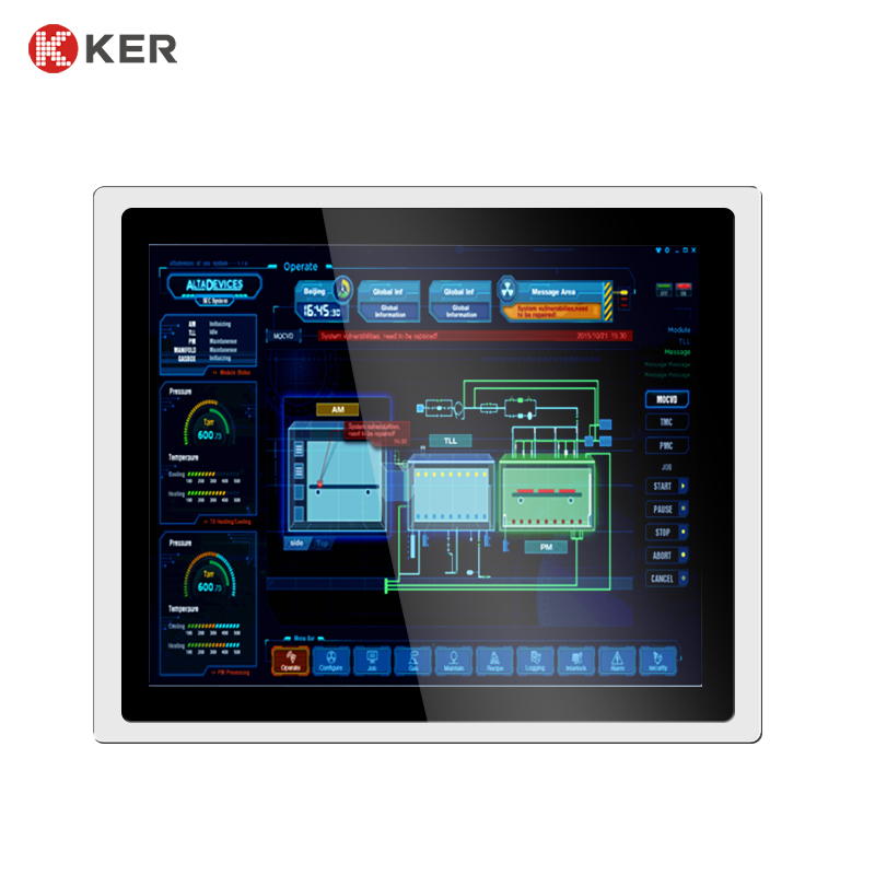 Open Frame Industrial Capacitive Touch Monitor Industrial Control Pc Multifunction Self Service Terminal