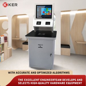 Built-In Rfid Reader Capacitive Touch Screen Library Multifunction Self Service Kiosk