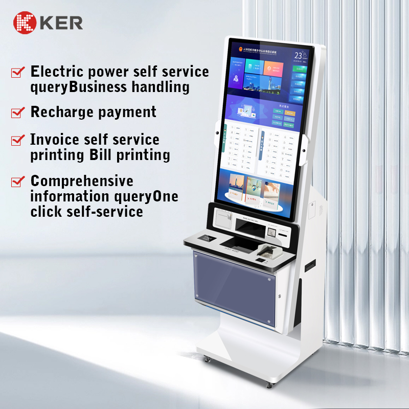 Hot sale Food Order Machine Pos Tablet Pc For Restaurant - Self-Service Kiosk Touch Screen Industrial Lcd Screen Ticket Multifunction Self Service Report Collect Terminal Kiosk – Chujie