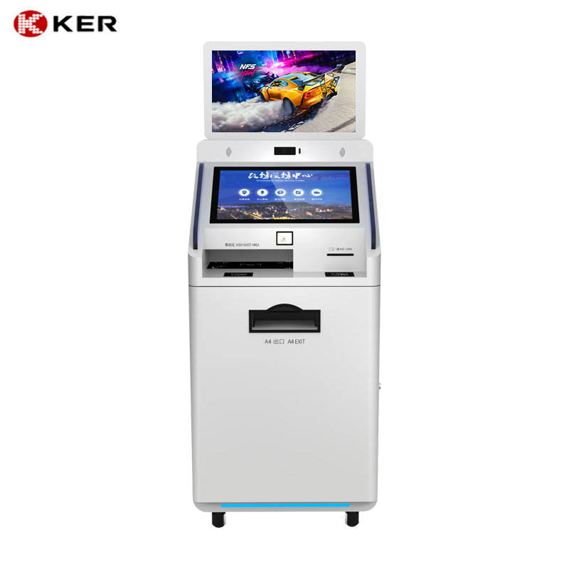 Self Printing Scanner Pay Service Touch Screen Self Service Print Terminal Kiosk