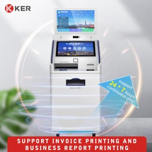 Low Moq Factory Price 23.8 Inch 4G Ultra 4K Hd Display Multifunction Self Service Report Collect Terminal Kiosk
