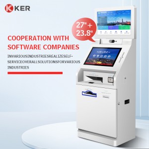 OEM ODM Touch Screen Document Scanning Printing a4 Self Service Print Terminal Kiosk