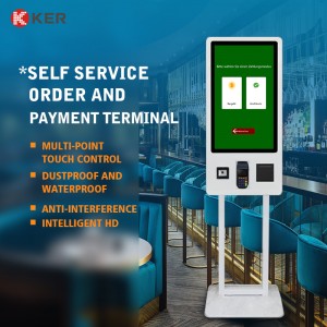 Hot Sale 27 inch Smart Food Self Service Order Kiosk For Order Self Service Terminal