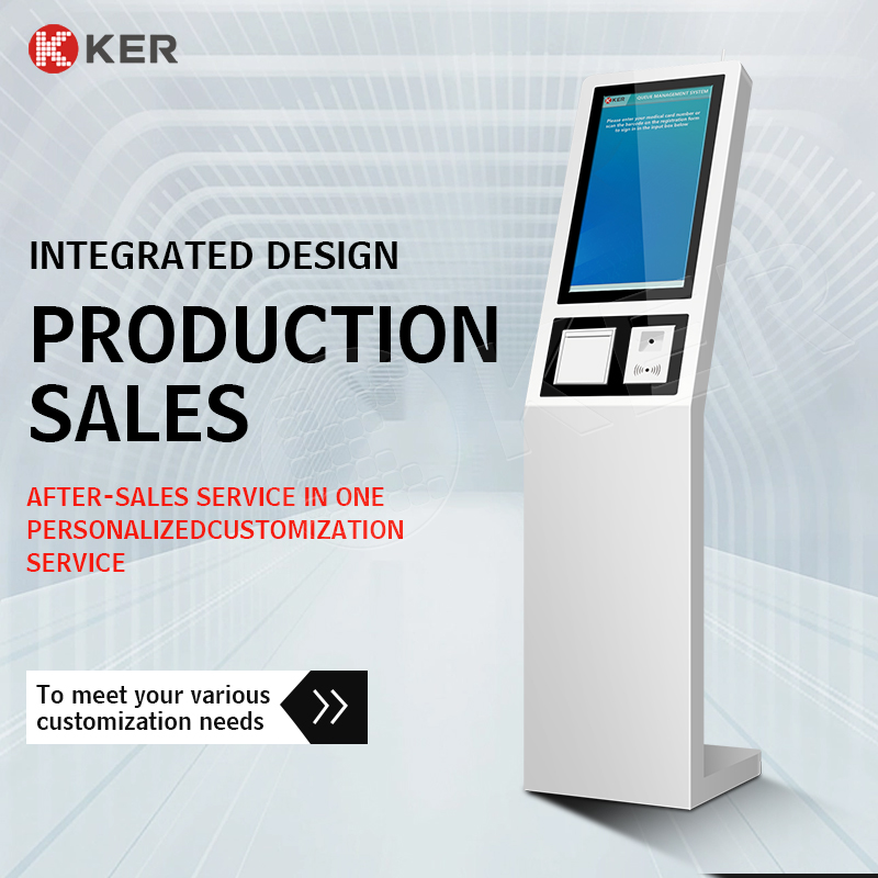 21.5 inch self payment kiosk cash and coins acceptor car wash coin self service machine automatic ticket purchase machine