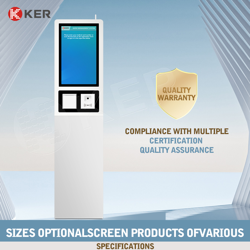 Manufacturer Queue management machine queue ticket dispenser kiosk token number display for hospital/bank/commercial hall