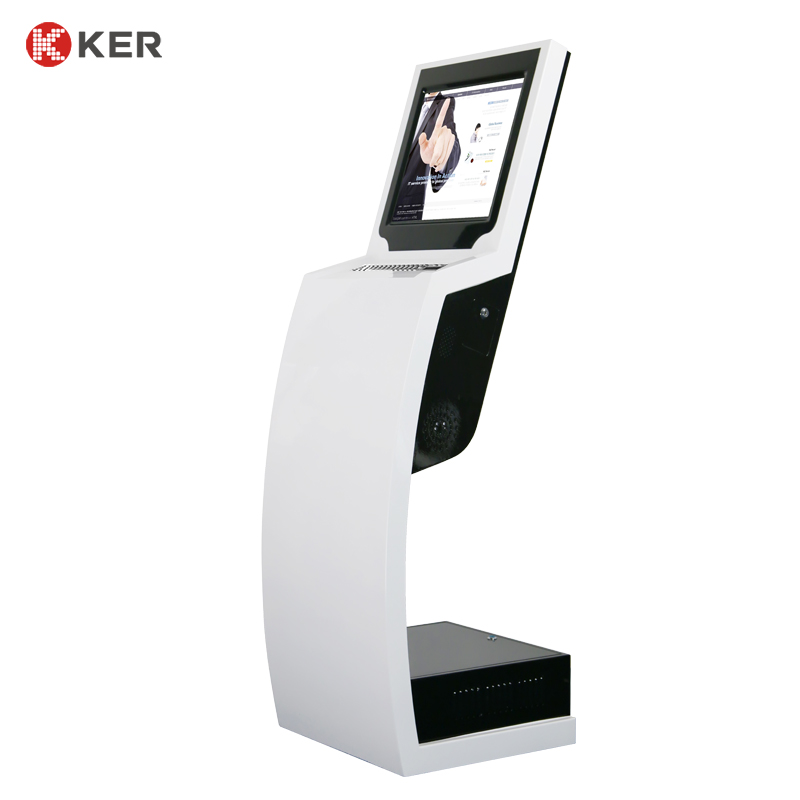 21.5 Inch Self Service Ticket Collect Terminal Android Postal Self Service Kiosk