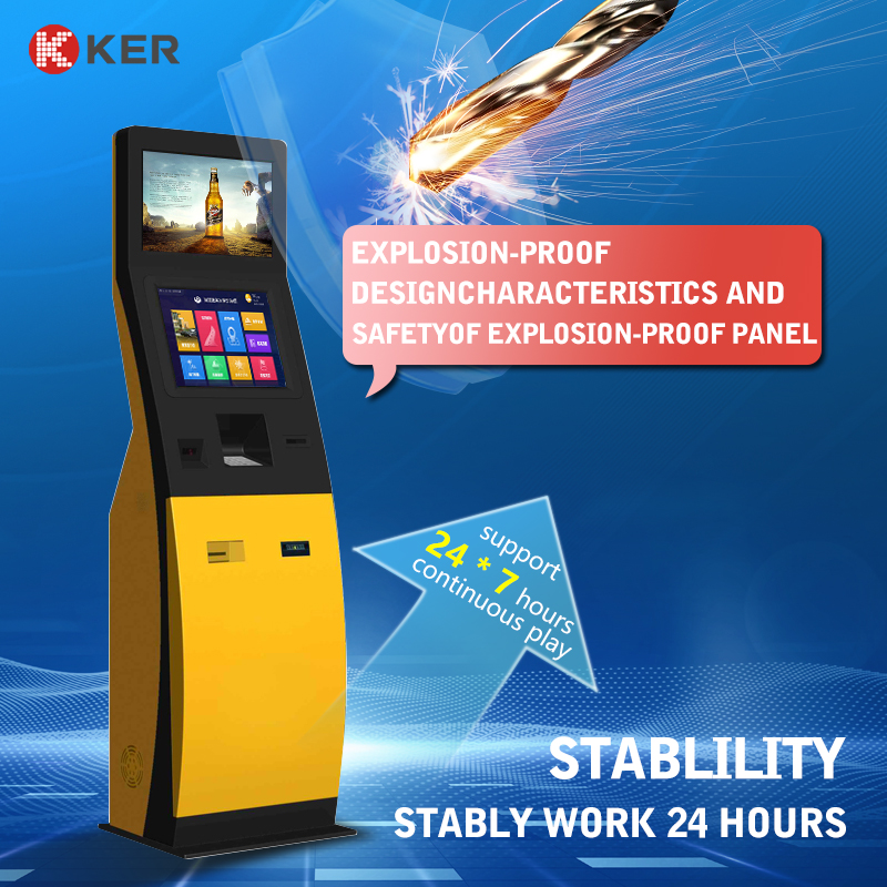 High definition Interactive Touch Screen Kiosk - Standing Floor Self Service Terminal Kiosk Dispenser Self Service Kiosk – Chujie
