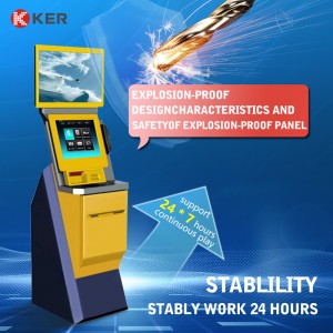 17 Inch Self-Service Payment Kiosk Cash Self Service Kiosk