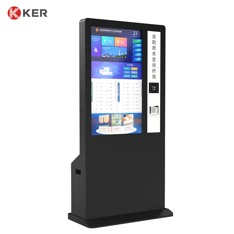 Public Service Terminal Print Ticket Collect Terminal Self Service Kiosk