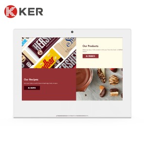 OEM China Large Touch Screen Computer Monitor - WL1012T White L-Type 10.1” All In One Desktop Touch Screen Tablet  Android 8.1  – Chujie