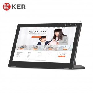 WL1512T 15.6” Android Tablet L Shape Android Tablet Digital Signage Lcd Food Menu Order For Restaurants