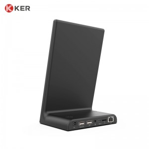 WL8017T Black L-Type 8” All-in-one Desktop Touch Screen Tablet  Android 6.0