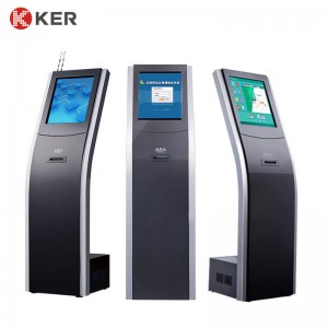 Hot New Products Chrome Kiosk Mode - Self-Service Queue Kiosk 17 Inch Queue Management System Machine With Receipt Printer – Chujie