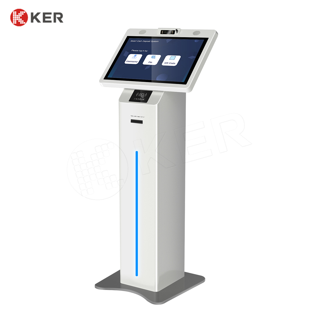 18.5 inches IC/RFID/NFC card reader touchscreen print ticket kiosks self service payment kiosks in station