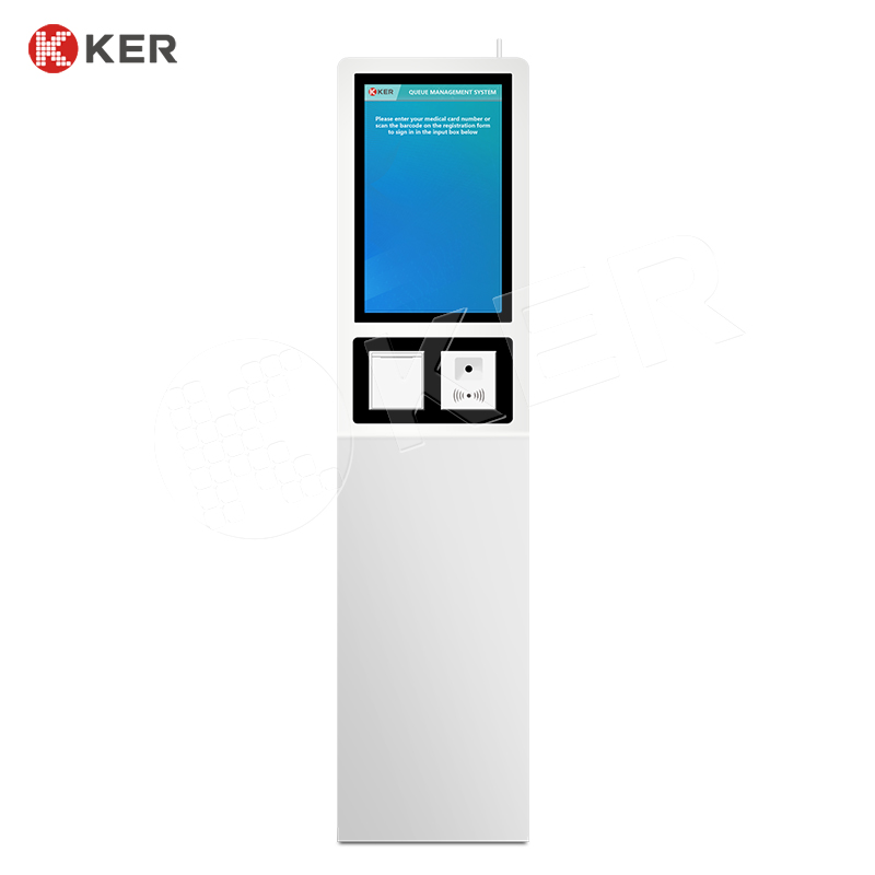 21.5 inch self payment kiosk cash and coins acceptor car wash coin self service machine automatic ticket purchase machine