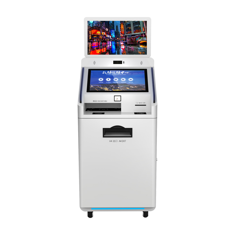 government kiosk solution Win10 OS Floor Standing Multifunction Self Service Print Terminal