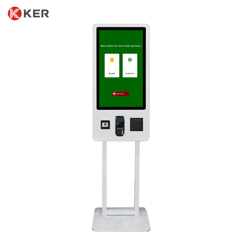 Multifunction Automated Pos System Food Ordering Self Service Order Kiosk