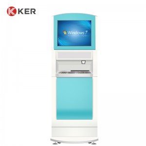 KER-QD01A Self Report Printing Touch Screen 19 Inch Hospital Self Service Kiosk