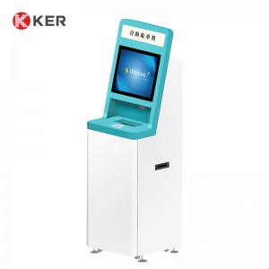 KER-QD02A Self Report Printing Touch Screen 19 Inch Hospital Self Service Kiosk