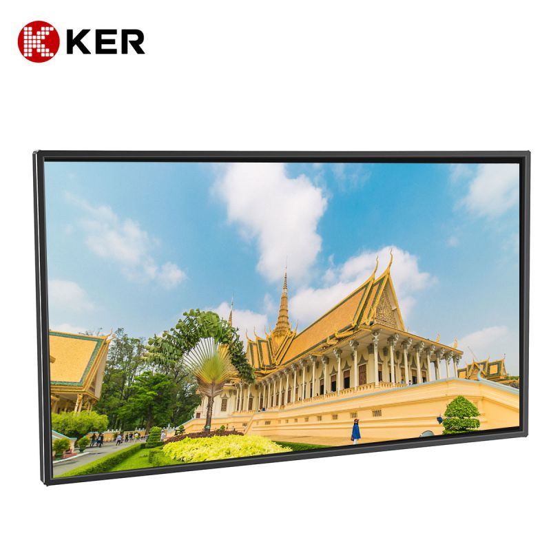 High definition Led Advertising Displays - Wall Mount 55 Inch Capacitive Touch Screen Indoor Building Hanging Lcd Digital Signage – Chujie