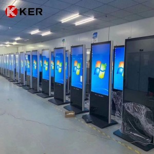 Factory Price 43″ 49″ 55″ 65″ Digital Signage Interactive Kiosk Commercial LCD Screen Stand Advertising Touch Didigital signage