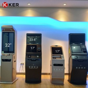 High Quality Self Service Touch Kiosk Lobby Hotel Kiosk with Ticket Printer