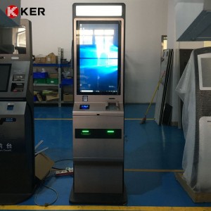 High Quality Self Service Touch Kiosk Lobby Hotel Kiosk with Ticket Printer