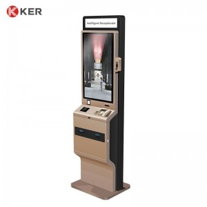 High Quality Self Service Touch Kiosk Lobby Hotel Kiosk with Ticket Printer